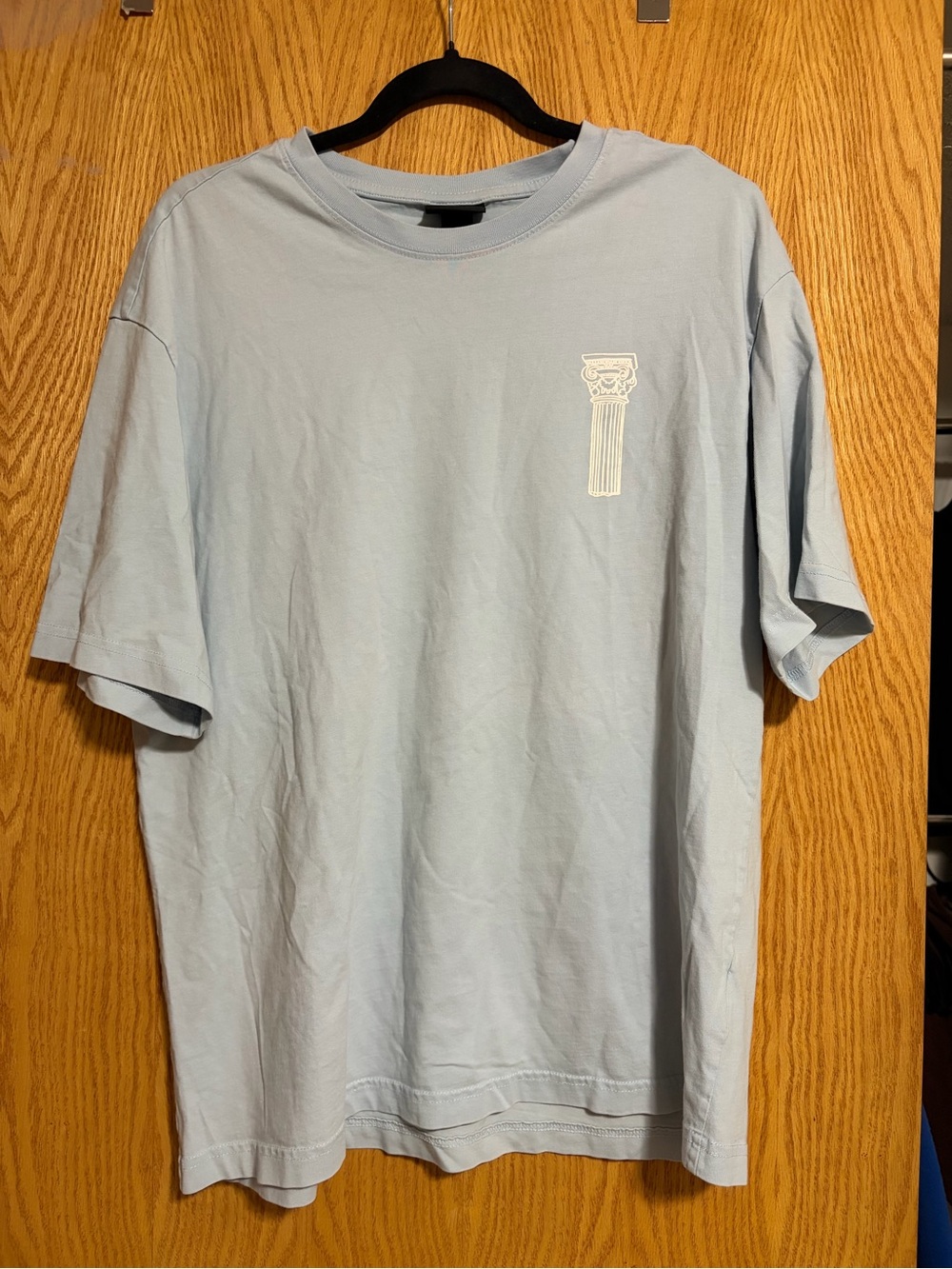 H&M Light Blue Men's Crew Neck T-Shirt